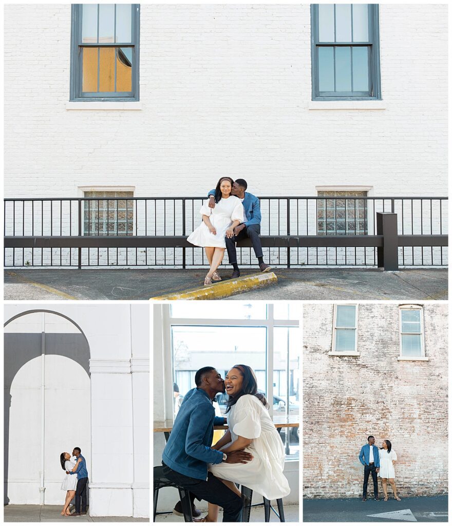 Downtown Mobile Alabama engagement photography by Jesi Wilcox.