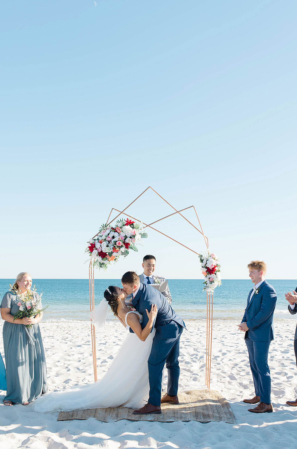 Modern Golf Shores, Alabama Beach wedding by editorial wedding photographer Jesi Wilcox.