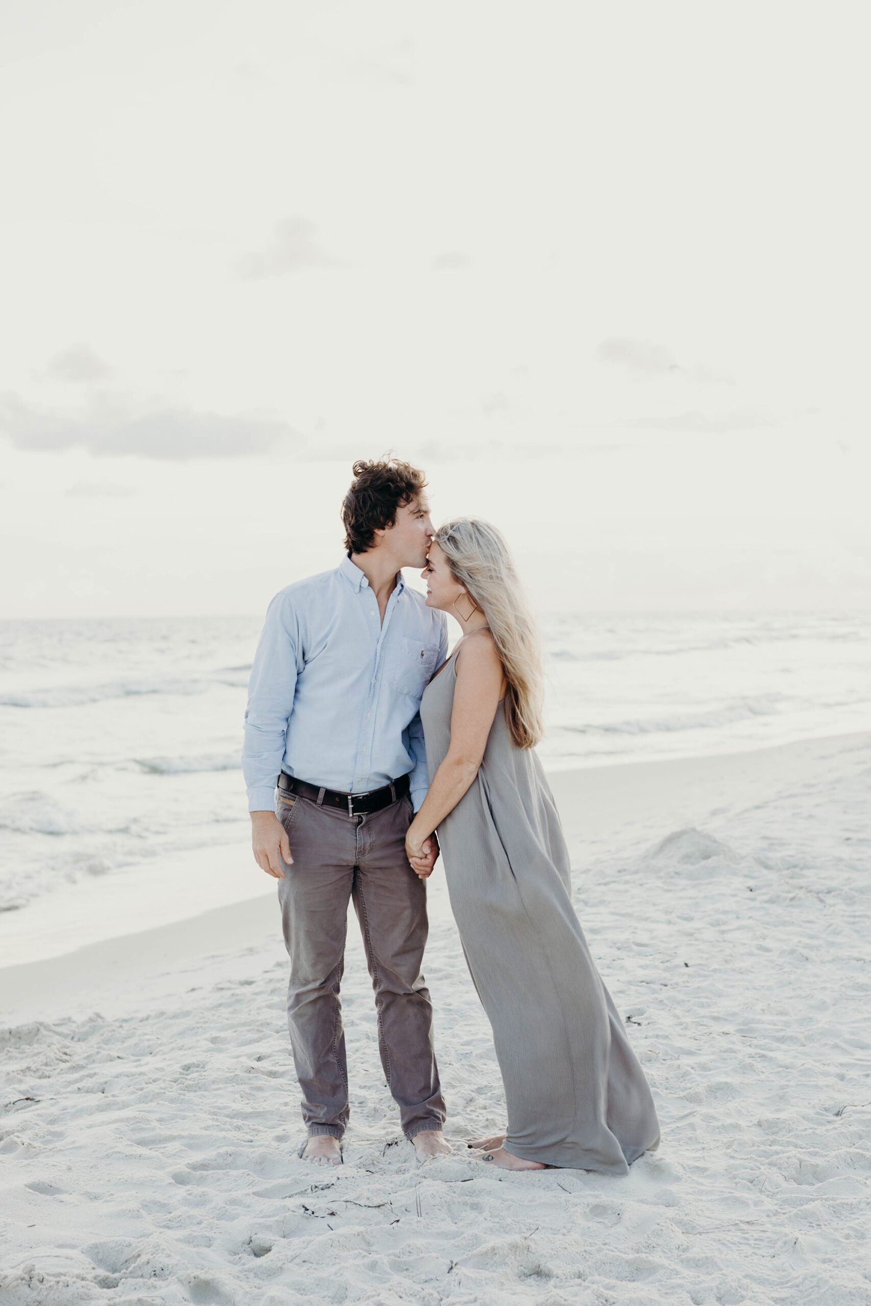 Gulf shore engagement session at Dauphin beach by Jesi Wilcox.