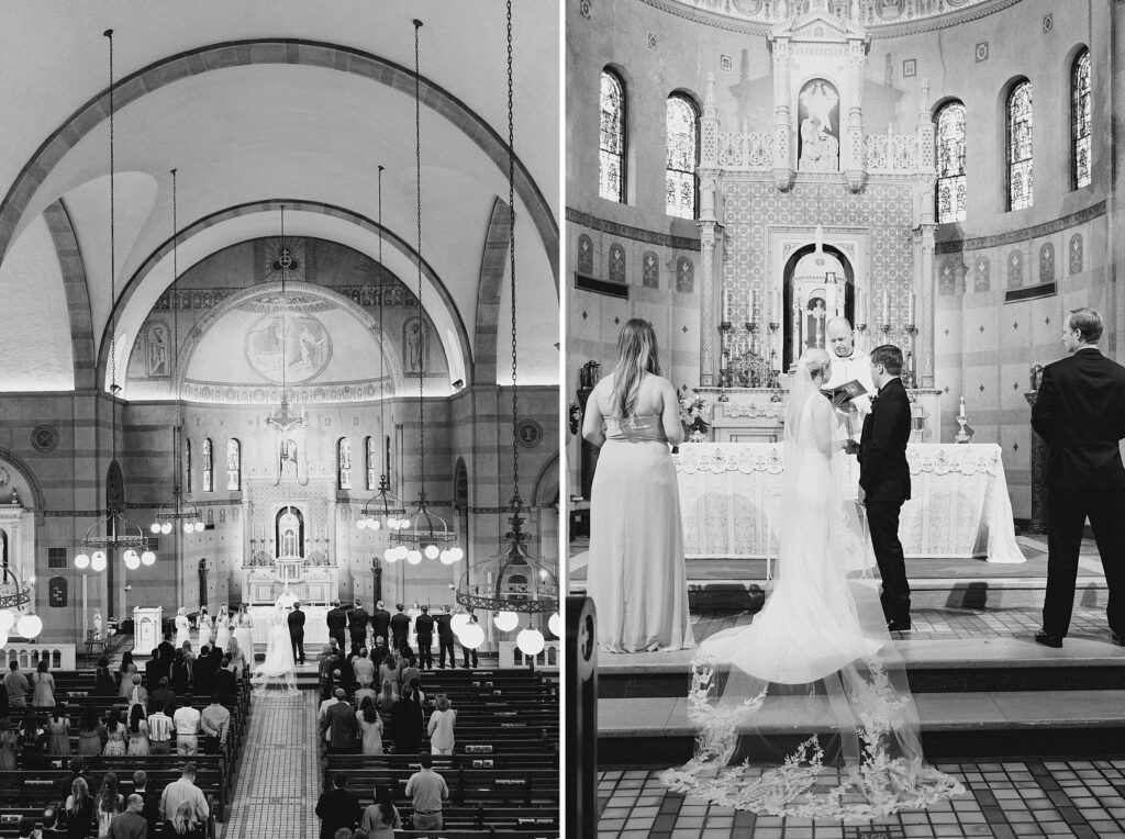 Jesi Wilcox Alabama wedding photographer. Modern Catholic wedding in downtown Mobile, Alabama at Saint Mary's Catholic Church and The History Museum of Mobile.
